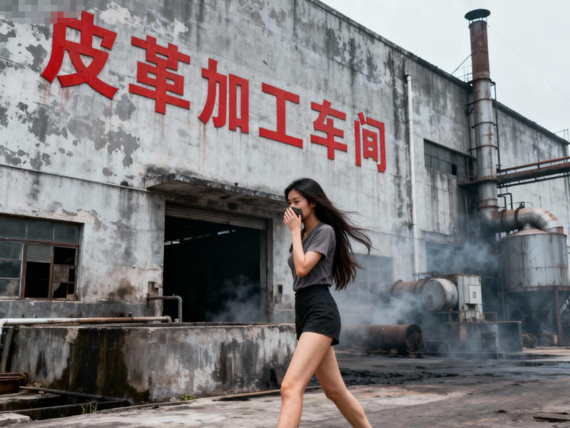 皮革鞣制加工车间臭气刺鼻