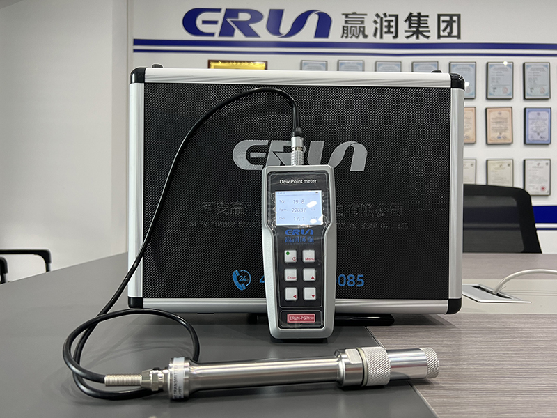 赢润集团手持式露点仪用于氢气微量水分含量测量
